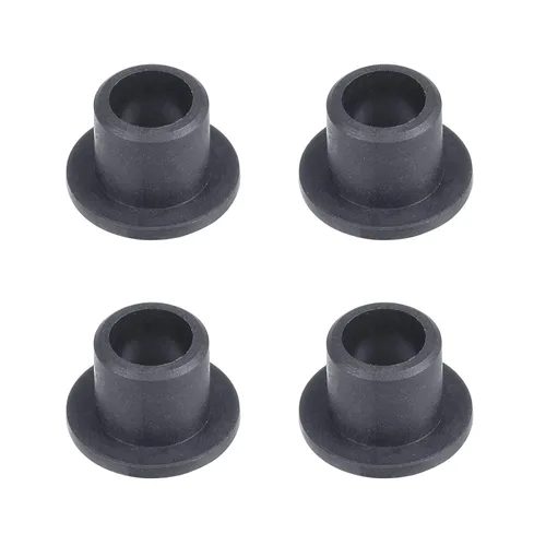 Miniatura 26 de uxcell - Cojinetes de manga con brida, 12 mm de diámetro interior, 14 mm de diámetro exterior, 10 mm de longitud, buje sin aceite envuelto en POM