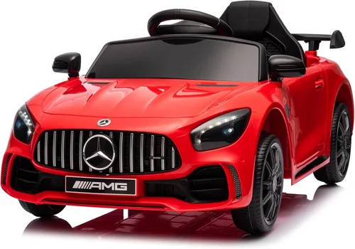 Miniatura 9 de Winado 12V Auto eléctrico para niños, con licencia de Mercedes Benz AMG GTR, con batería, control remoto para padres, asiento más ancho, luces LED