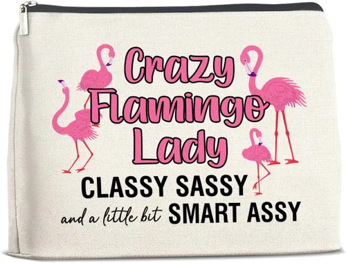 Miniatura 18 de Bolsa de maquillaje floral humor, regalos para mujer, B