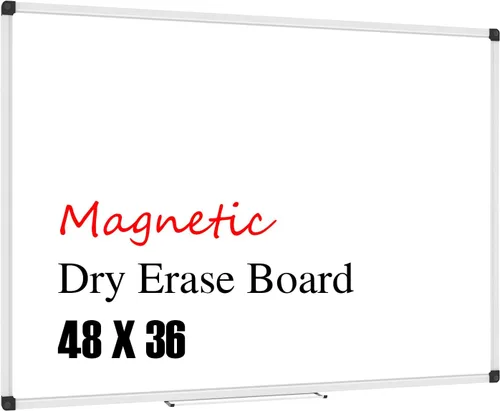 Miniatura 12 de XBoard Pizarra blanca magnética de 96 x 48 pulgadas, pizarra blanca gigante plegable de borrado en seco para pared con bandeja de marcadores de 8 x