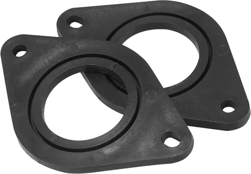 Adaptador de montaje de altavoz de tweeter para coche, anillos de soporte para Toyota Corolla 2009-2019 plástico negro 2 piezas