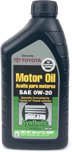 Miniatura 3 de Toyota Caja de 12 cuartos de aceite completamente sintético 0W-20