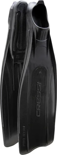 Miniatura 2 de Cressi Aletas de buceo con bolsillo para pies completos para adultos, Pro Star: fabricadas en Italia Negro