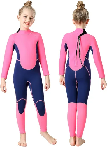 Miniatura 11 de Kids Full Wetsuit Toddler Boys Girls and Youth 2.5mm 3mm Neoprene Child Wet Suit Back Zipper Thermal Swimsuits for Diving Surfing Swimming Water