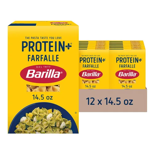 Miniatura 8 de BARILLA Protein+ (Plus) Angel Hair - Proteína de lentejas, garbanzos y guisantes - Buena fuente de proteína a base de plantas, pasta de proteínas