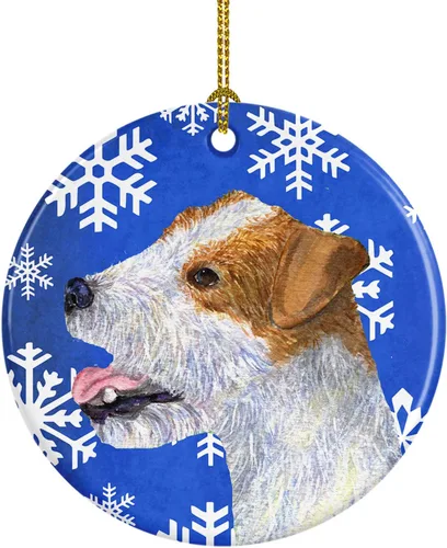 Miniatura 21 de Caroline's Treasures Cavalier Spaniel - Adorno de cerámica para colgar en el árbol de Navidad, para el hogar, Navidad, fiestas, regalo, 3 pulgadas