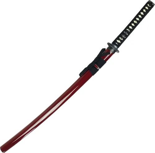Miniatura 3 de Musha Hand Forged Japanese Katana Samurai Sword - 1045 High Carbon Steel Full Tang Blade for Collection, Gift, Straw Mat Cutting Practice