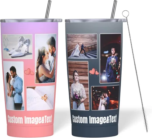 Miniatura 10 de Vaso personalizado personalizado con foto texto imagen regalo en el día del padre, cumpleaños para papá, marido, abuelo, taza de café aislada