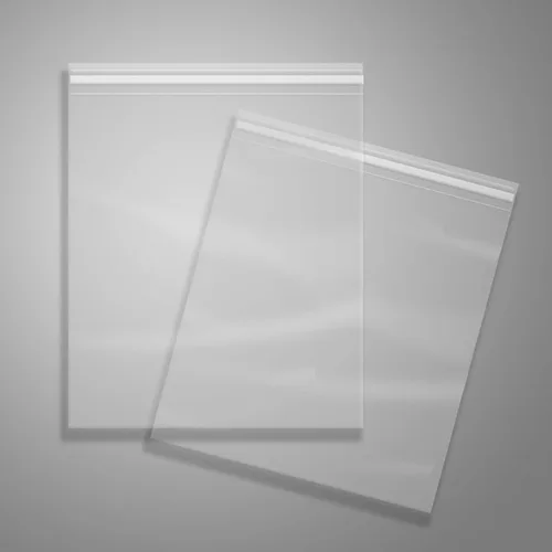 iMailer - 200 bolsas de celofán transparente de 14 x 20 pulgadas - Bolsas de polietileno de celofán autosellables resellables para ropa, camisetas,