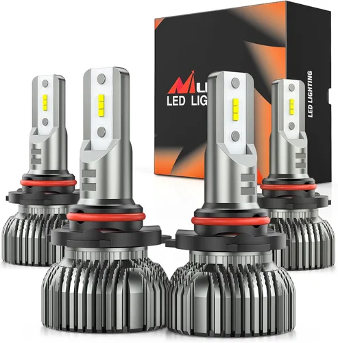 Miniatura 7 de Nilight Bombillas LED 9005/HB3 H11/H9/H8, combo de bombillas antiniebla de haz alto y bajo, 6000 K blanco frío IP67, Plug and Play, paquete de 4