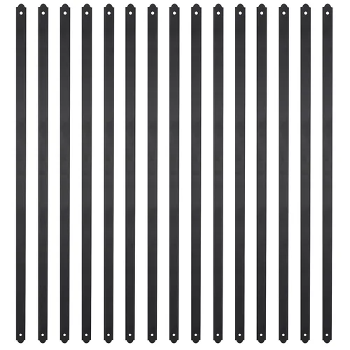 Miniatura 11 de Myard - Balaustres de aluminio de 32-1/4 pulgadas para muebles de barandilla de cubierta con tornillos para cerca de barandilla de montaje frontal