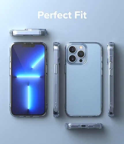 Miniatura 8 de Ringke Fusion funda compatible con iPhone 13 Pro Max, translúcida, antihuellas, dura, parte trasera esmerilada, con bordes protectores suaves