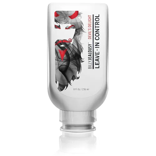 Billy Jealousy Acondicionador de barba sin enjuague para hombres con jugo de hoja de aloe y aceite de semilla de jojoba, suaviza el cabello y la