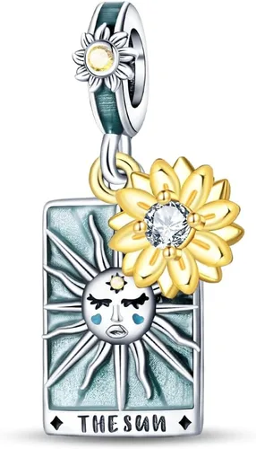 Miniatura 35 de KUNSIR Los abalorios se adaptan a pulseras Pandora para mujer, plata de ley 925, cuentas colgantes de joyería para niñas, dijes de feliz cumpleaños