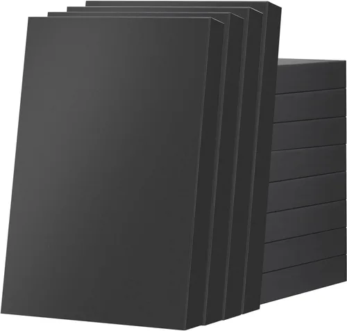 Miniatura 8 de JINMING 6 cajas de regalo extragrandes con tapas de 17 x 11 x 2.5 pulgadas para ropa, cajas de regalo negras, cajas de ropa para el día de la madre