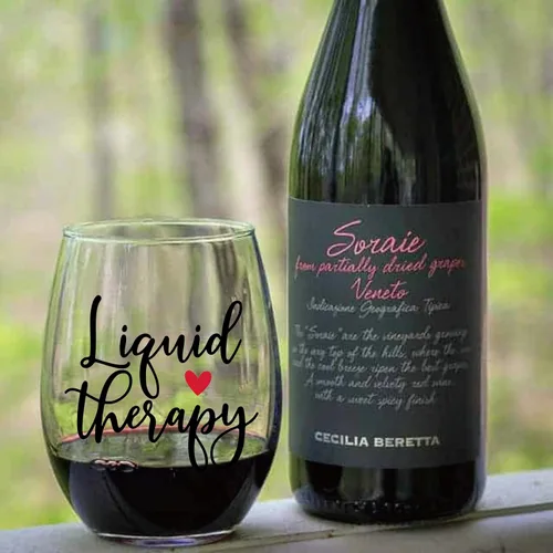 Miniatura 5 de AGMDESIGN Divertida copa de vino de terapia líquida para terapeuta, regalos de agradecimiento para mujeres, hombres, enfermeras, médicos
