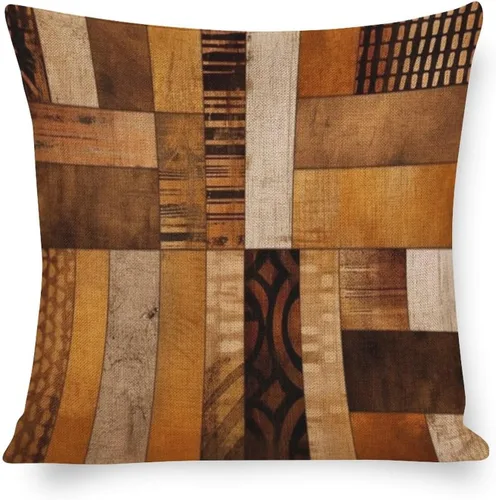Miniatura 8 de Fundas de almohada decorativas con patrón de tribu secreta en estilo bohemio, funda de almohada inspirada en textiles, fundas de almohada Patrón-5
