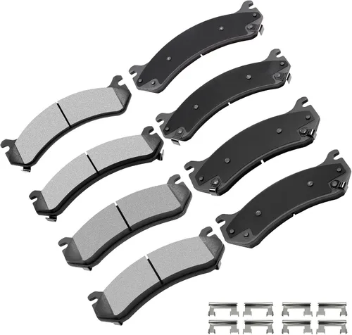Miniatura 27 de CCIyu Juego de pastillas de freno de cerámica delanteras y traseras D882/D883 para Buick Rainier (2004-2005), Chevrolet SSR (2003-2005), Chevrolet