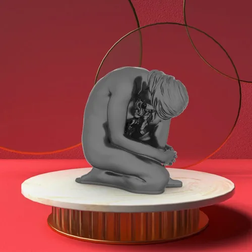 Miniatura 4 de Molde de silicona para cuerpo humano 3D - Molde grande de yeso de jabón para velas de chocolate con fondant