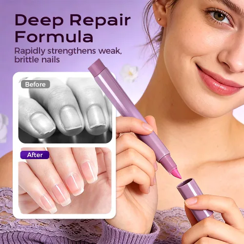 Miniatura 2 de Tratamiento de cutículas para uñas colgantes, removedor de cutículas de uñas, uñas secas dañadas, bolígrafo de cuidado de uñas 3 en 1, empujador