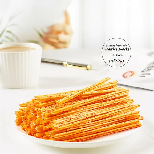 Miniatura 2 de Tiras Picantes - Latiao de Gluten Picante, Aperitivo Especial Chino Informal, Hecho de Trigo/Chile/Especias, Bajo en Azúcar y Calorías, Mejor