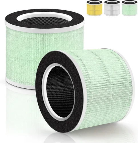 Miniatura 13 de [Blanco mejorado] RP-AP088 RP-AP088B Filtro de repuesto compatible con RENPHO RP-AP088-F1 RP-AP088-F2 H13 Filtro de repuesto verdadero