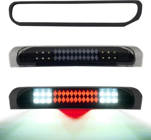 Miniatura 9 de Tercera tercera luz de freno para Chevy Silverado/GMC Sierra 1500 2500 3500 2007-2013, TIME TUNNEL Luz de freno LED secuencial de montaje alto
