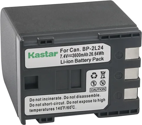 Kastar Reemplazo de batería para Canon BP-2L12 BP-2L13 BP-2L14 BP-2L24H y FV500, HG10, HV20, HV30, iVIS DC300, iVIS HG10, iVIS HV30, IXY DV3, DV5,