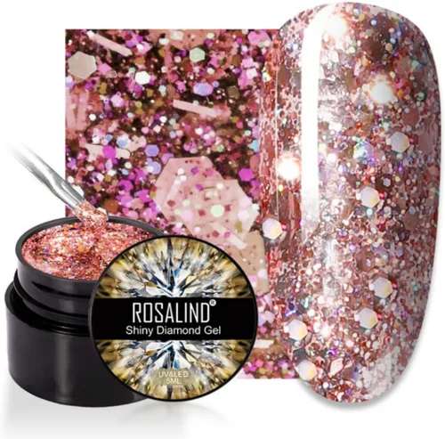 Miniatura 57 de Esmalte de uñas plateado, efecto espejo metálico, decoración de uñas metálica de larga duración no desprendible, esmalte de uñas brillante para 12#