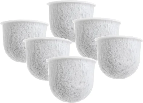 Paquete de 6 cápsulas de filtro de agua Nispira WGCM350 de repuesto para sistema de cafetera Wolf Gourmet, 10 tazas WGCM100S WGCM110S WGCM120S
