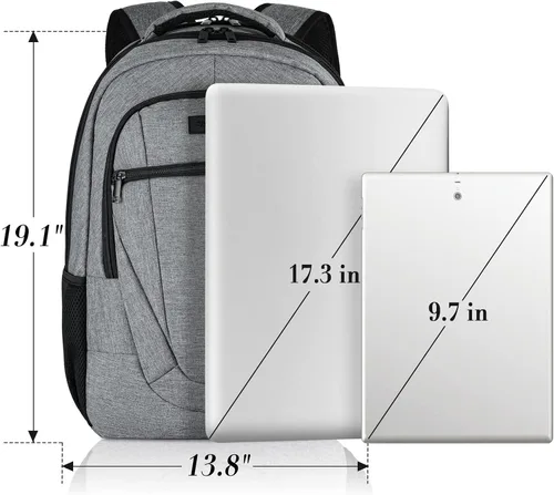 Miniatura 4 de BIKROD Mochila de viaje para laptop para hombres y mujeres, mochilas para la escuela, adolescentes, niños, negocios, antirrobo, mochila delgada