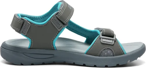 Miniatura 7 de Sandalias para caminar para mujer, sandalias de senderismo impermeables de verano, cómodas y ligeras, deportivas, sandalias deportivas con punta