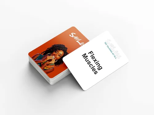 Miniatura 5 de Kinfolk SayLess - El mejor juego familiar para principiantes de fiesta nocturna, estilo tabú, juego de charadas de adivinanzas para risas imparables