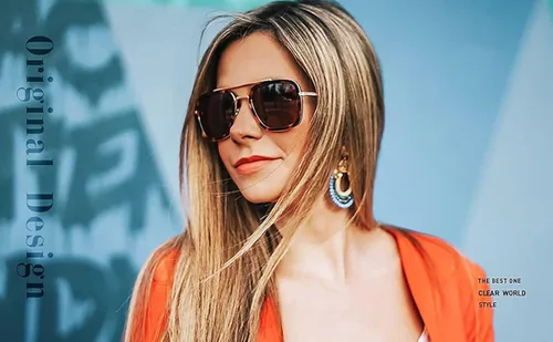 Miniatura 8 de FUZHITIAN Gafas de sol polarizadas cuadradas retro para hombres y mujeres, marco de aleación clásico HERO Iron Man y Spider-Man