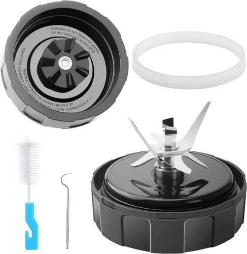 SS101 - Cuchilla de repuesto para licuadora Ninja, 4 pulgadas, 7 aletas para Nutri Ninja Foodi Power Blender SS100 SS101C SS150 SS300 SS350 SS350