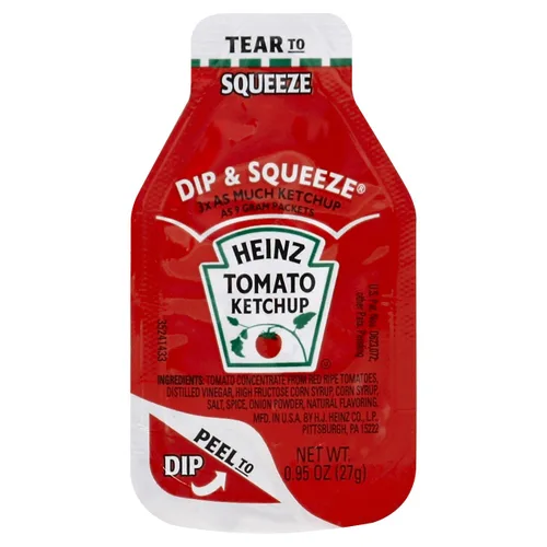 Miniatura 12 de Paquetes Heinz de ketchup de porción individual (0.3 oz por paquete, paquete de 200)