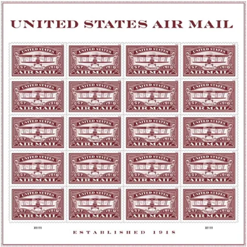 USPS Air Mail Rojo Forever First Class Postage Sellos de correo aéreo Colores de la bandera (20 sellos)