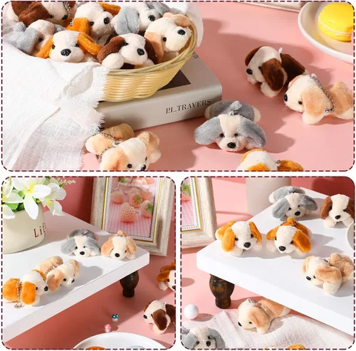 Miniatura 4 de Sosation - 20 piezas de mini animales de peluche a granel adoptar un regalo suave para cachorros, fiesta de regalo para niños, veterinaria, fiesta