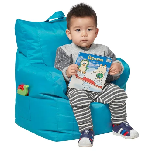 Miniatura 11 de Cali Alpine Sack - Puf con revestimiento duradero, funda de nailon Oxford con revestimiento duradero, asiento flexible para niños, muebles