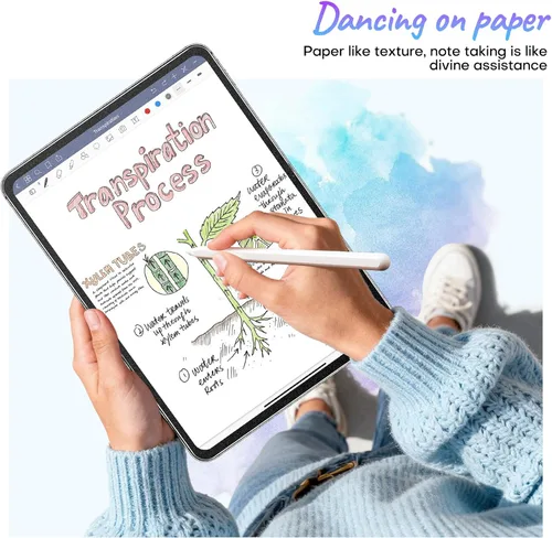 Miniatura 7 de OMOTON PAPERSENSE - Paquete de 2 protectores de pantalla de papel para iPad Air de 13 pulgadas M3/M2 (7ª/6ª generación, 2025/2024), película PET