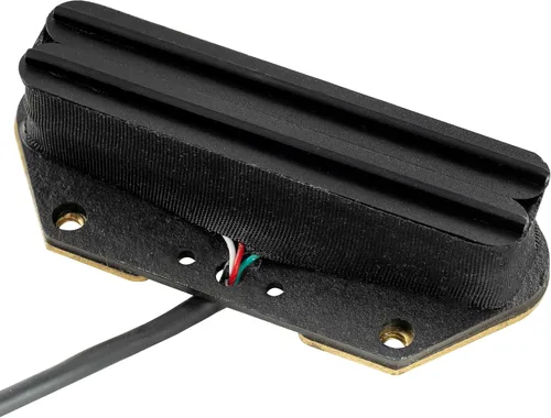 Miniatura 6 de Artec TRA73B Alnico 5 Hot Rail Bridge Single Coil Size Humbucker Pickup 12K para guitarra eléctrica estilo Tele, negro