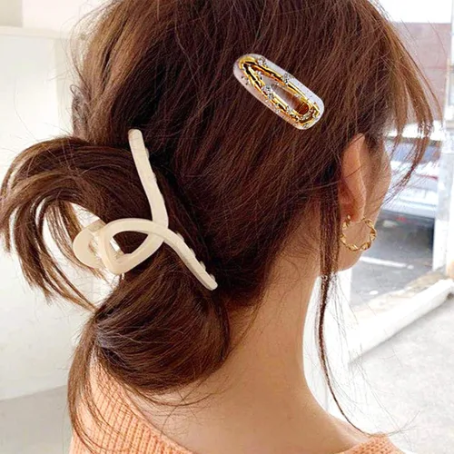 Miniatura 7 de MOUGIGI 120 pinzas para el cabello de metal dorado, pinzas de cocodrilo suaves para el cabello, diseño de pico de pato para una sujeción segura