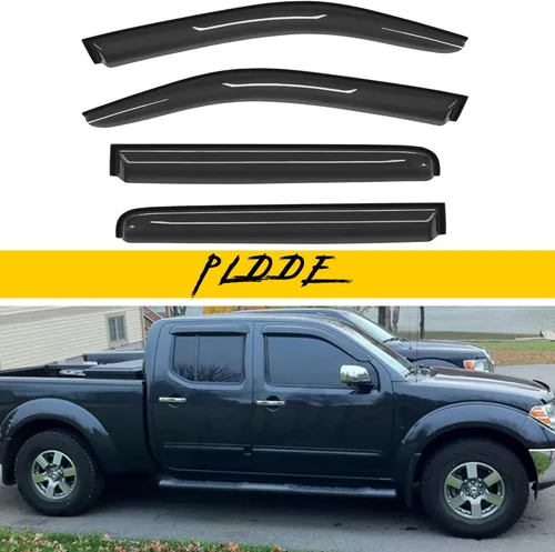 Miniatura 22 de Protectores de lluvia compatibles con modelos Trailblazer/GMC Envoy 2002-2009 para 5 pasajeros, visera de ventana lateral, deflector de viento