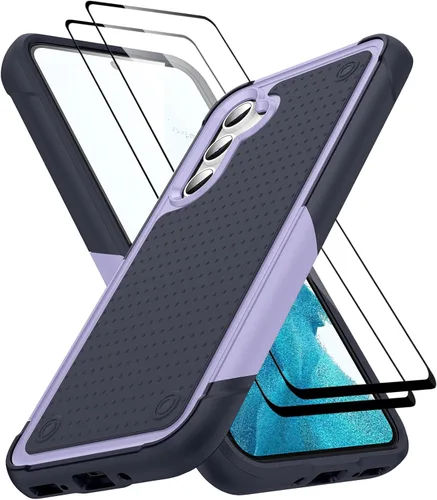 Miniatura 147 de Jeylly Compatible con Samsung Galaxy A22 5G Funda, Funda Samsung A22 5G con 2pcs protectores de pantalla de vidrio templado