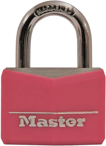 Miniatura 5 de Master Lock Cerradura de aluminio cubierta, cerradura de casillero con llave, cerradura de llave para exteriores, 1 paquete, 141DLF y candado