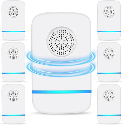 Repelente ultrasónico de plagas, repelente electrónico de plagas, enchufe para control de plagas para mosquitos, ratones, hormigas, cucarachas,