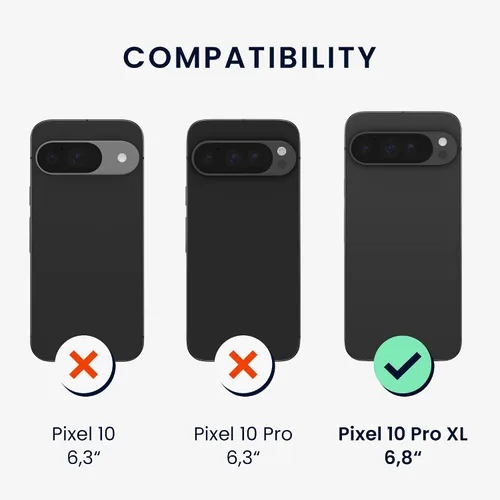 Miniatura 122 de kwmobile Funda Compatible con Google Pixel 6 Pro - Funda de teléfono de silicona TPU con acabado suave - Azul Arrecife