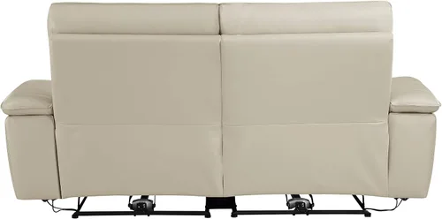 Miniatura 7 de Lexicon Raelynn Power - Sofá biplaza reclinable doble, color gris pardo gris topo