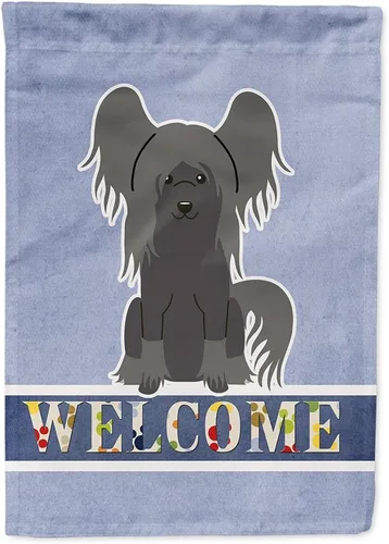 Miniatura 274 de Caroline's Treasures BB5622GF Airedale - Bandera de bienvenida para jardín, bandera decorativa para patio, exteriores, patio, parterres