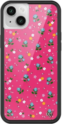 Miniatura 22 de Fundas Wildflower - Compatibles con Apple iPhone 14 Plus Parachoques protector negro, certificado de prueba de caída de 4 pies, propiedad